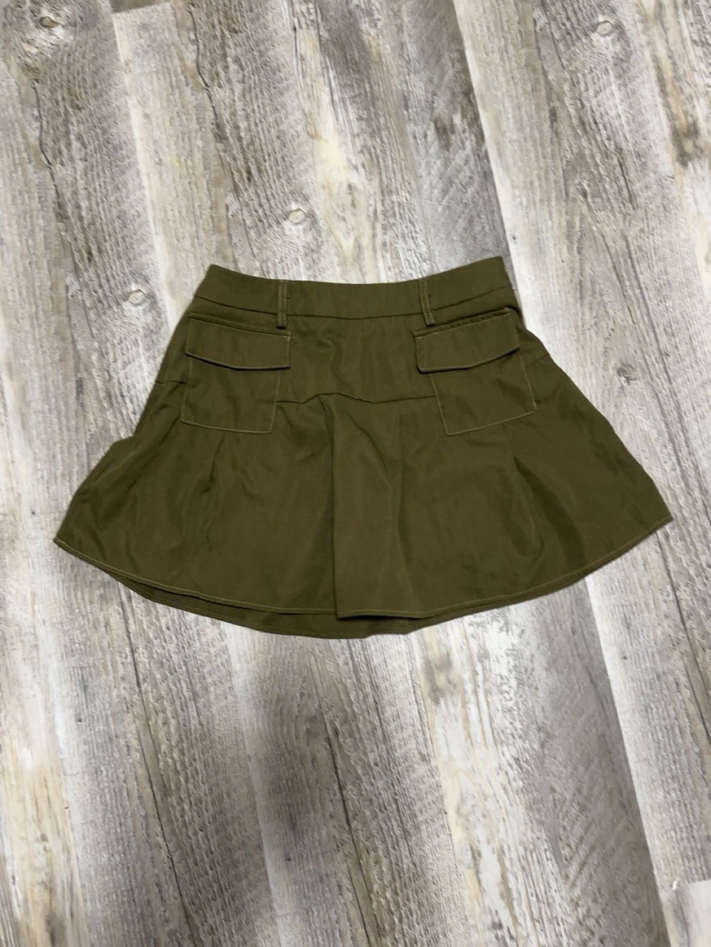 Olive Green mini Skirt
